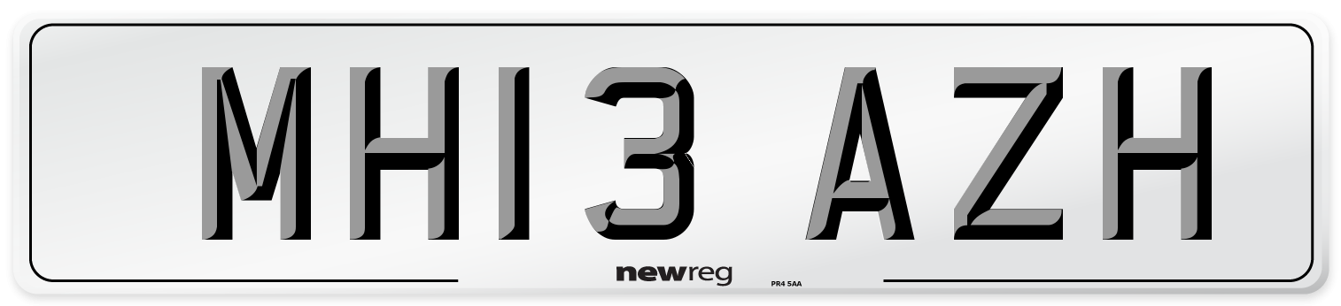 MH13 AZH Number Plate from New Reg
